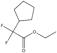 Ethyl cyclopentyl-difluoroacetate 구조식 이미지