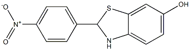 2-(4-NITROPHENYL)-2,3-DIHYDROBENZO[D]THIAZOL-6-OL Structure