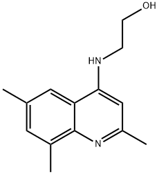 Ethanol,  2-[(2,6,8-trimethyl-4-quinolinyl)amino]- 구조식 이미지