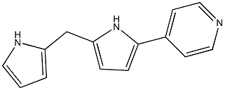 Pyridine,  4-[5-(1H-pyrrol-2-ylmethyl)-1H-pyrrol-2-yl]- Structure