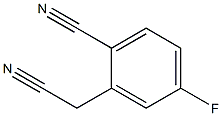 2-CYANO-5-FLUOROPHENYLACETONITRILE Structure