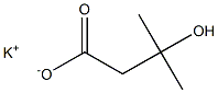 BETA-METHYL-BETA-HYDROXY POTASSIUM BUTYRATE 구조식 이미지