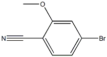 2-methoxy-4-bromobenzonitrile 구조식 이미지