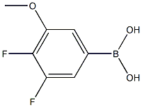 3,4-Difluoro-5-methoxyphenylboronic acid Structure
