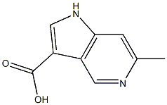 1H-Pyrrolo[3,2-c]pyridine-3-carboxylic  acid,  6-methyl- Structure