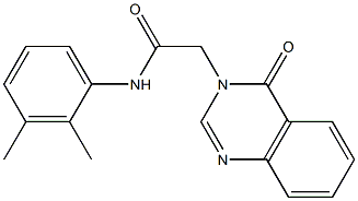 N-(2,3-dimethylphenyl)-2-(4-oxo-3(4H)-quinazolinyl)acetamide Structure