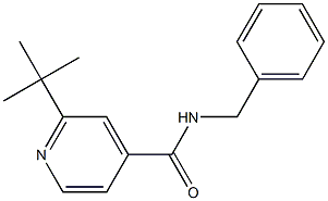 N-benzyl-2-tert-butylisonicotinamide 구조식 이미지