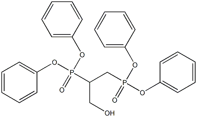 2,3-bis(diphenylphosphoryl)-1-propanol Structure