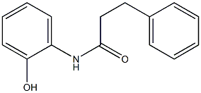 N-(2-hydroxyphenyl)-3-phenylpropanamide Structure