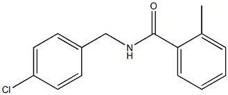 N-[(4-chlorophenyl)methyl]-2-methylbenzamide Structure