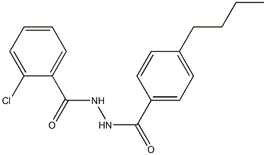 N'-(4-butylbenzoyl)-2-chlorobenzohydrazide 구조식 이미지