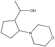 1-[2-(4-morpholinyl)cyclopentyl]ethanol 구조식 이미지