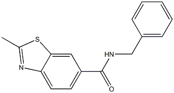 N-benzyl-2-methyl-1,3-benzothiazole-6-carboxamide 구조식 이미지