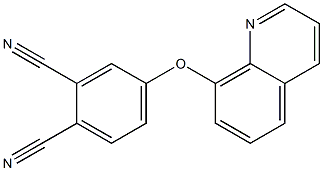 4-(quinolin-8-yloxy)phthalonitrile Structure