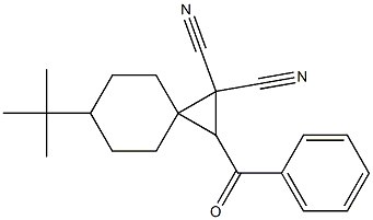 2-benzoyl-6-tert-butylspiro[2.5]octane-1,1-dicarbonitrile 구조식 이미지