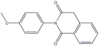 2-(4-methoxyphenyl)-1,3(2H,4H)-isoquinolinedione 구조식 이미지