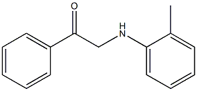 1-phenyl-2-(2-toluidino)ethanone 구조식 이미지