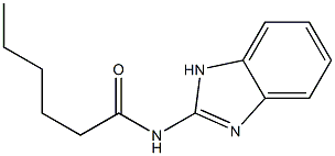 N-(1H-benzimidazol-2-yl)hexanamide Structure