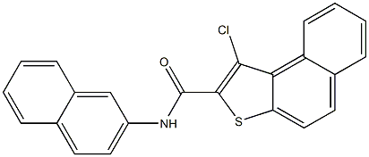 1-chloro-N-(2-naphthyl)naphtho[2,1-b]thiophene-2-carboxamide Structure