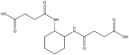 4-({2-[(3-carboxypropanoyl)amino]cyclohexyl}amino)-4-oxobutanoic acid Structure