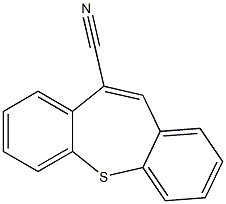 dibenzo[b,f]thiepine-10-carbonitrile 구조식 이미지