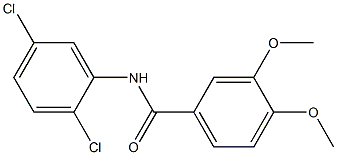 N-(2,5-dichlorophenyl)-3,4-dimethoxybenzamide 구조식 이미지