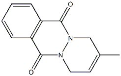 2-methyl-1,4-dihydropyridazino[1,2-b]phthalazine-6,11-dione Structure