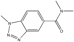 N,N,1-trimethyl-1H-1,2,3-benzotriazole-5-carboxamide Structure