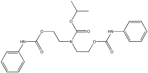 isopropyl bis{2-[(anilinocarbonyl)oxy]ethyl}carbamate Structure