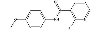 2-chloro-N-(4-ethoxyphenyl)nicotinamide Structure
