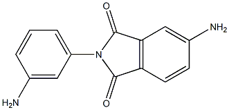 5-amino-2-(3-aminophenyl)-1H-isoindole-1,3(2H)-dione 구조식 이미지