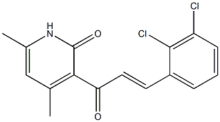 3-[3-(2,3-dichlorophenyl)acryloyl]-4,6-dimethyl-2(1H)-pyridinone Structure