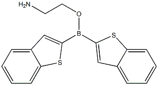 2-aminoethyl di(1-benzothien-2-yl)borinate Structure