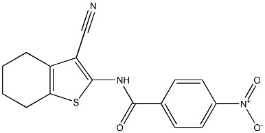 N-(3-cyano-4,5,6,7-tetrahydro-1-benzothien-2-yl)-4-nitrobenzamide Structure