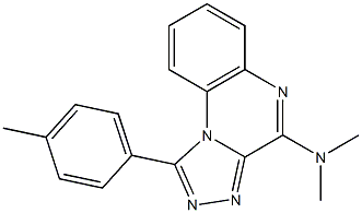 N,N-dimethyl-N-[1-(4-methylphenyl)[1,2,4]triazolo[4,3-a]quinoxalin-4-yl]amine 구조식 이미지