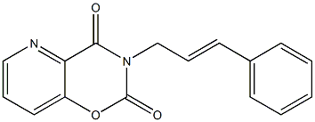 3-cinnamyl-2H-pyrido[2,3-e][1,3]oxazine-2,4(3H)-dione 구조식 이미지