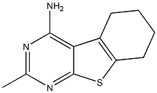 2-methyl-5,6,7,8-tetrahydro[1]benzothieno[2,3-d]pyrimidin-4-ylamine 구조식 이미지