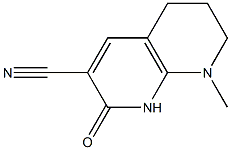 8-methyl-2-oxo-1,2,5,6,7,8-hexahydro[1,8]naphthyridine-3-carbonitrile 구조식 이미지