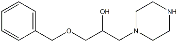 1-(benzyloxy)-3-(1-piperazinyl)-2-propanol 구조식 이미지