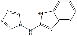 N-(1H-benzimidazol-2-yl)-N-(4H-1,2,4-triazol-4-yl)amine Structure