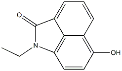 1-ethyl-6-hydroxybenzo[cd]indol-2(1H)-one 구조식 이미지