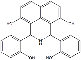 1,3-bis(2-hydroxyphenyl)-2,3-dihydro-1H-benzo[de]isoquinoline-4,9-diol 구조식 이미지