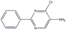 4-chloro-2-phenyl-5-pyrimidinamine Structure