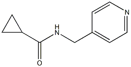 N-(4-pyridinylmethyl)cyclopropanecarboxamide 구조식 이미지