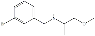 N-(3-bromobenzyl)-N-(2-methoxy-1-methylethyl)amine 구조식 이미지