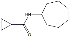 N-cycloheptylcyclopropanecarboxamide 구조식 이미지