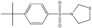 3-[(4-tert-butylphenyl)sulfonyl]-1,3-thiazolidine Structure