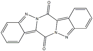 7H,14H-indazolo[2',3':4,5]pyrazino[1,2-b]indazole-7,14-dione Structure