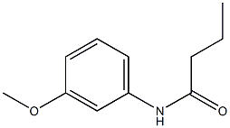 N-(3-methoxyphenyl)butanamide Structure