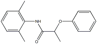 N-(2,6-dimethylphenyl)-2-phenoxypropanamide Structure